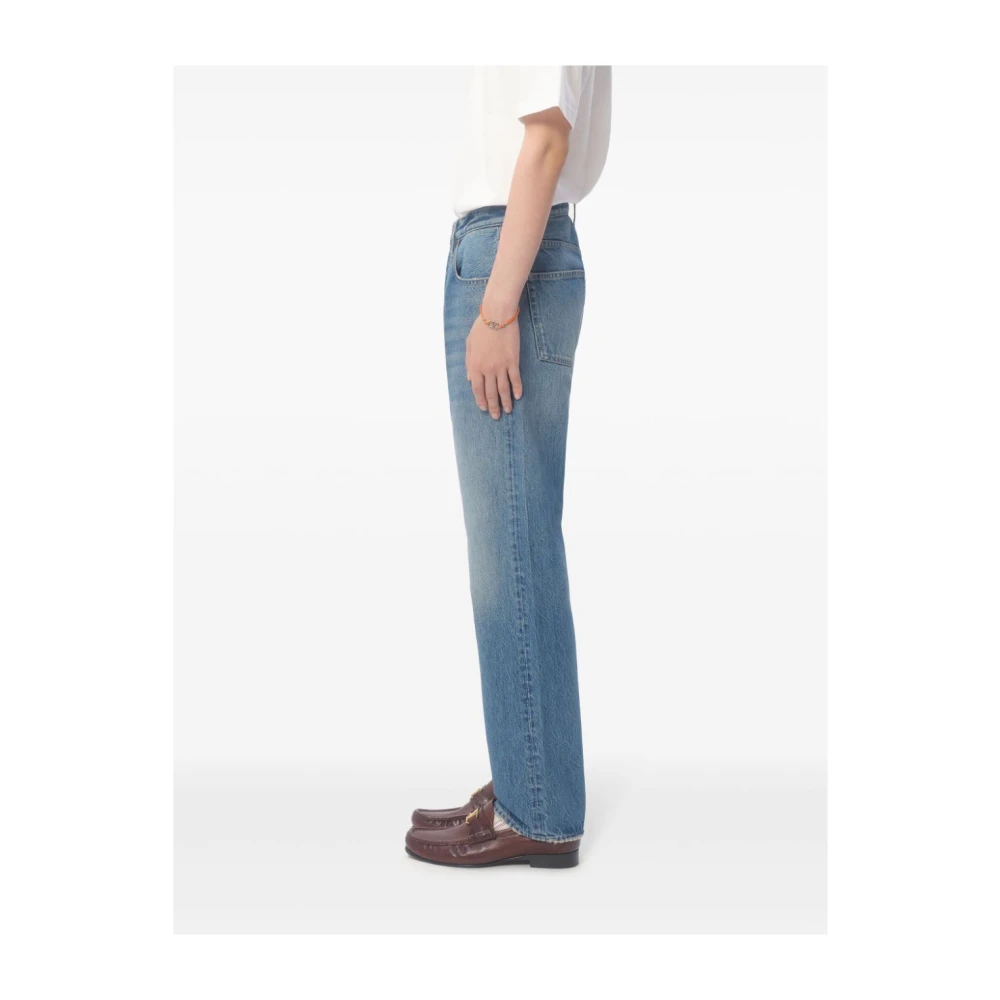 Valentino Garavani Blauwe Straight Cut Jeans Blue Heren