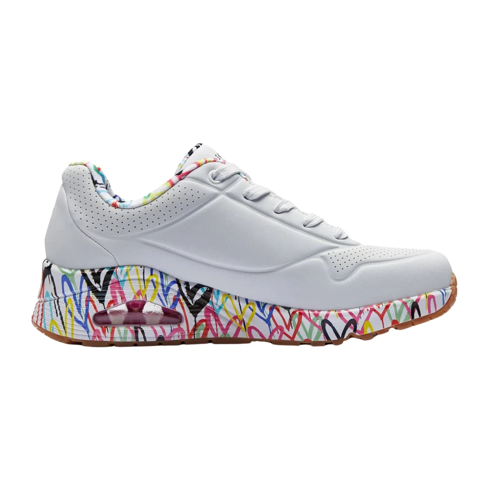 Skechers Sportiga Damskor med Memory Foam White, Dam