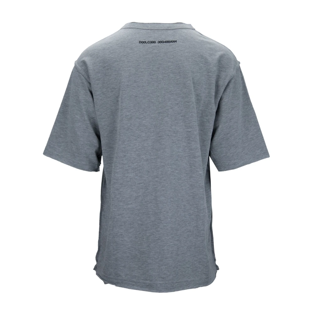 Dolce & Gabbana Heren Grafisch T-shirt Gray Heren
