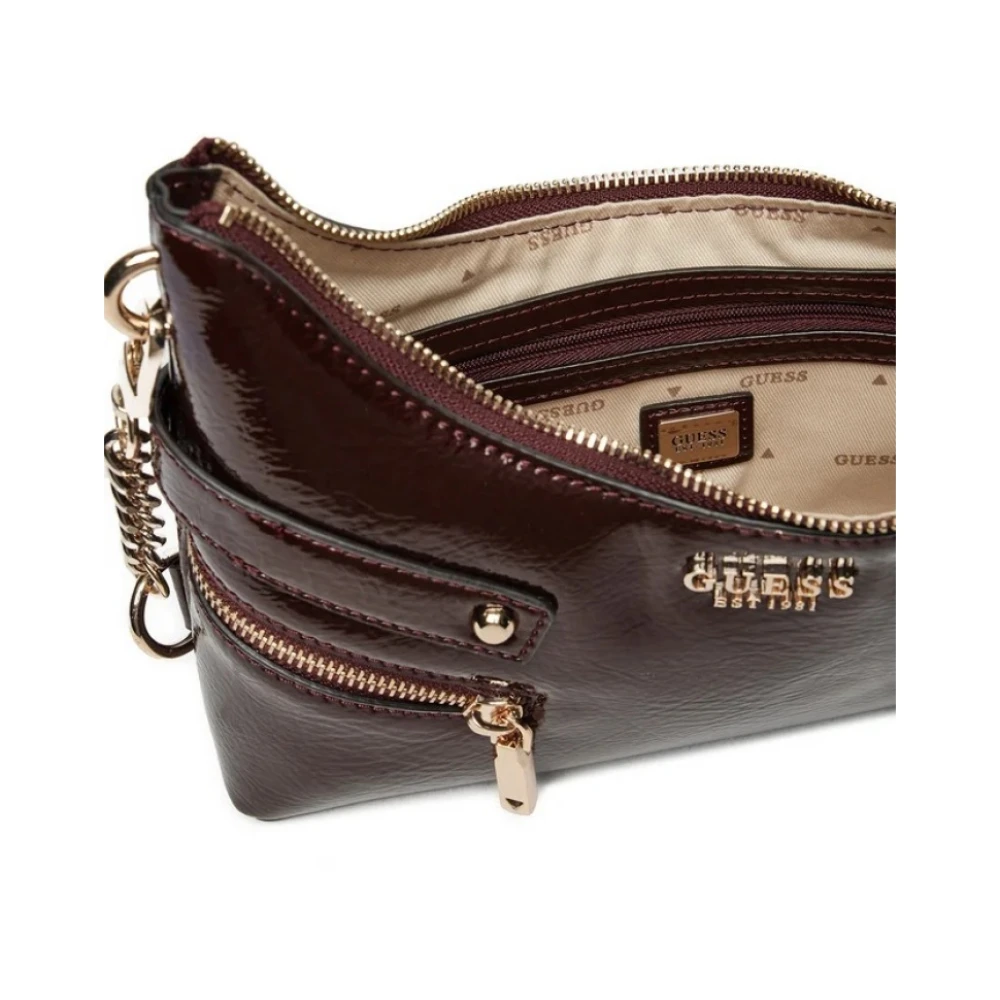 Guess Top Zip Schoudertas Red Dames