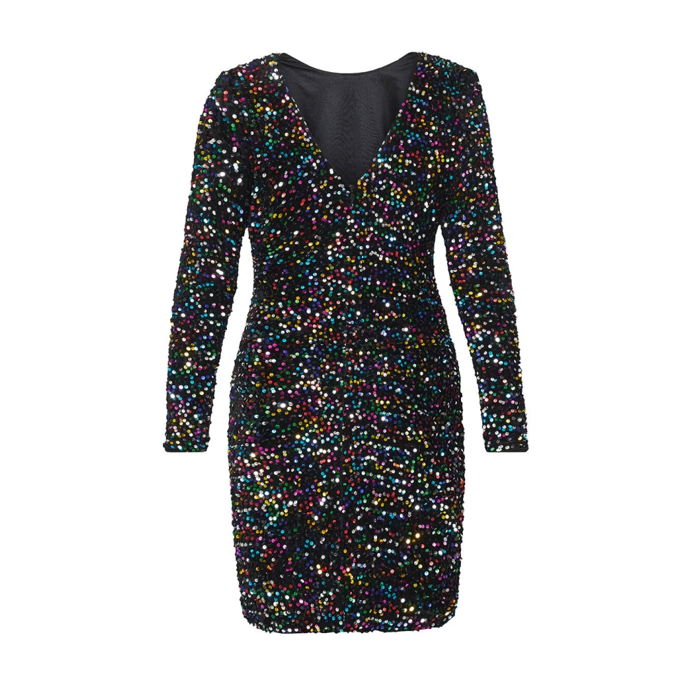 Sisters Point Elegante Gigi-Dr Jurk Black Dames
