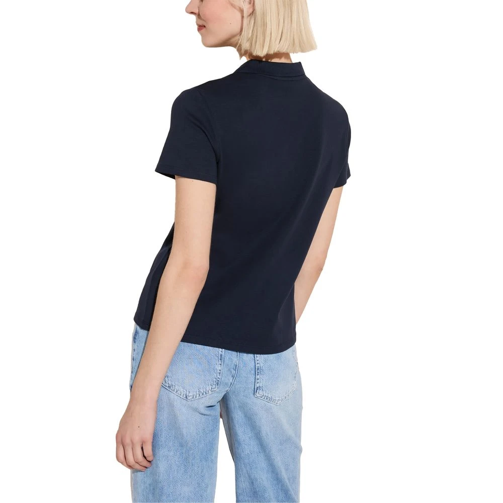 Street One Blauw Katoen Dames T-Shirt Collectie Blue Dames