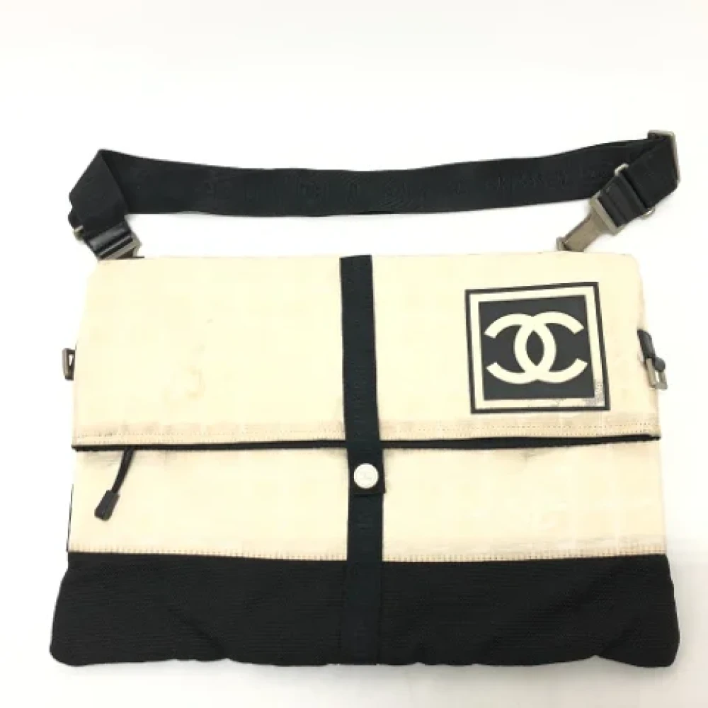 Chanel Vintage Pre-owned Fabric chanel-bags White Dames