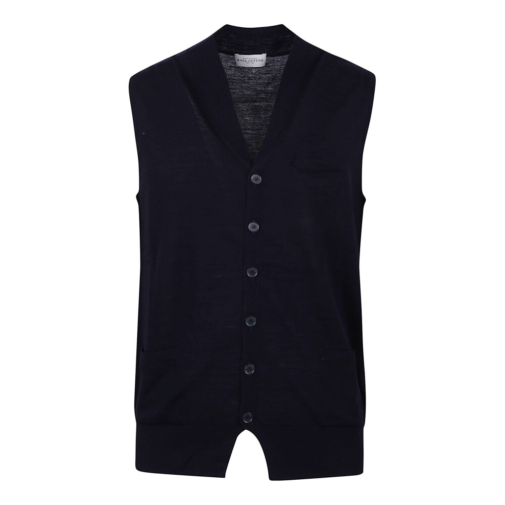 Black cardigan vest best sale