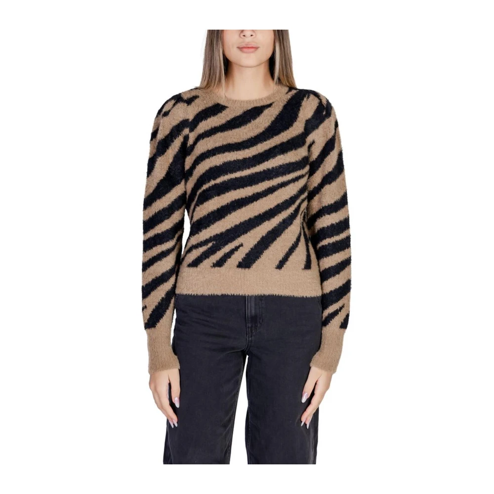 Only Gebreide trui voor vrouwen Brown Dames