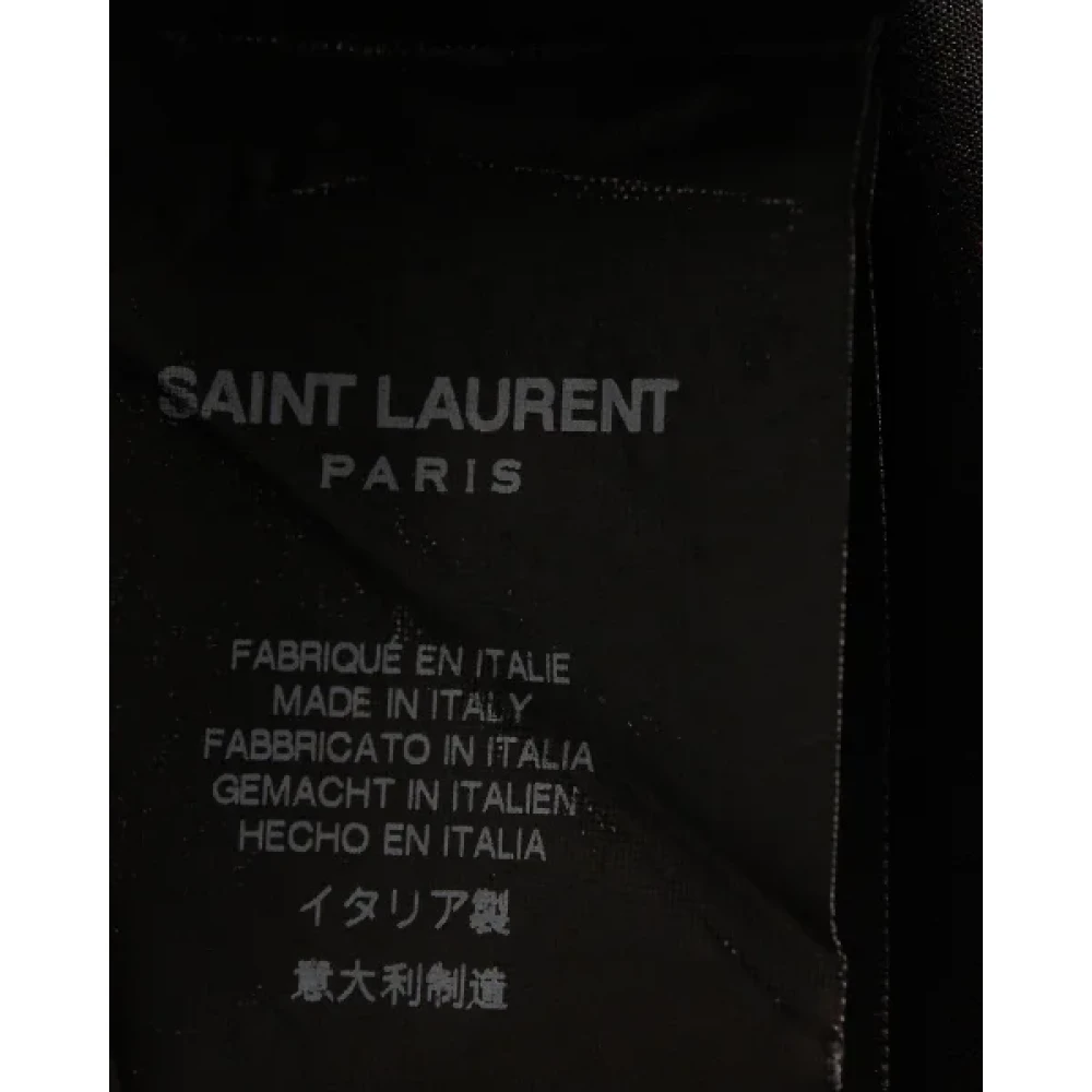Saint Laurent Vintage Pre-owned Silk tops Black Dames