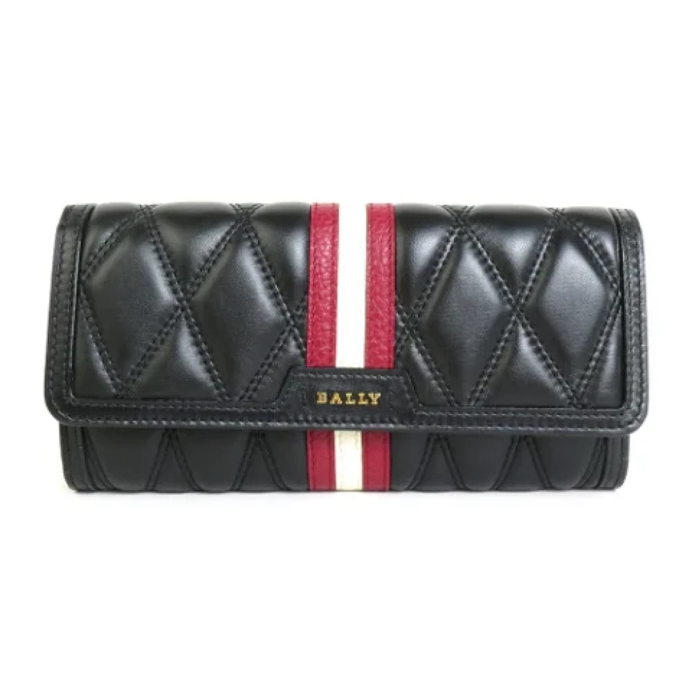 Bally Pre-owned Leather wallets Black Dames