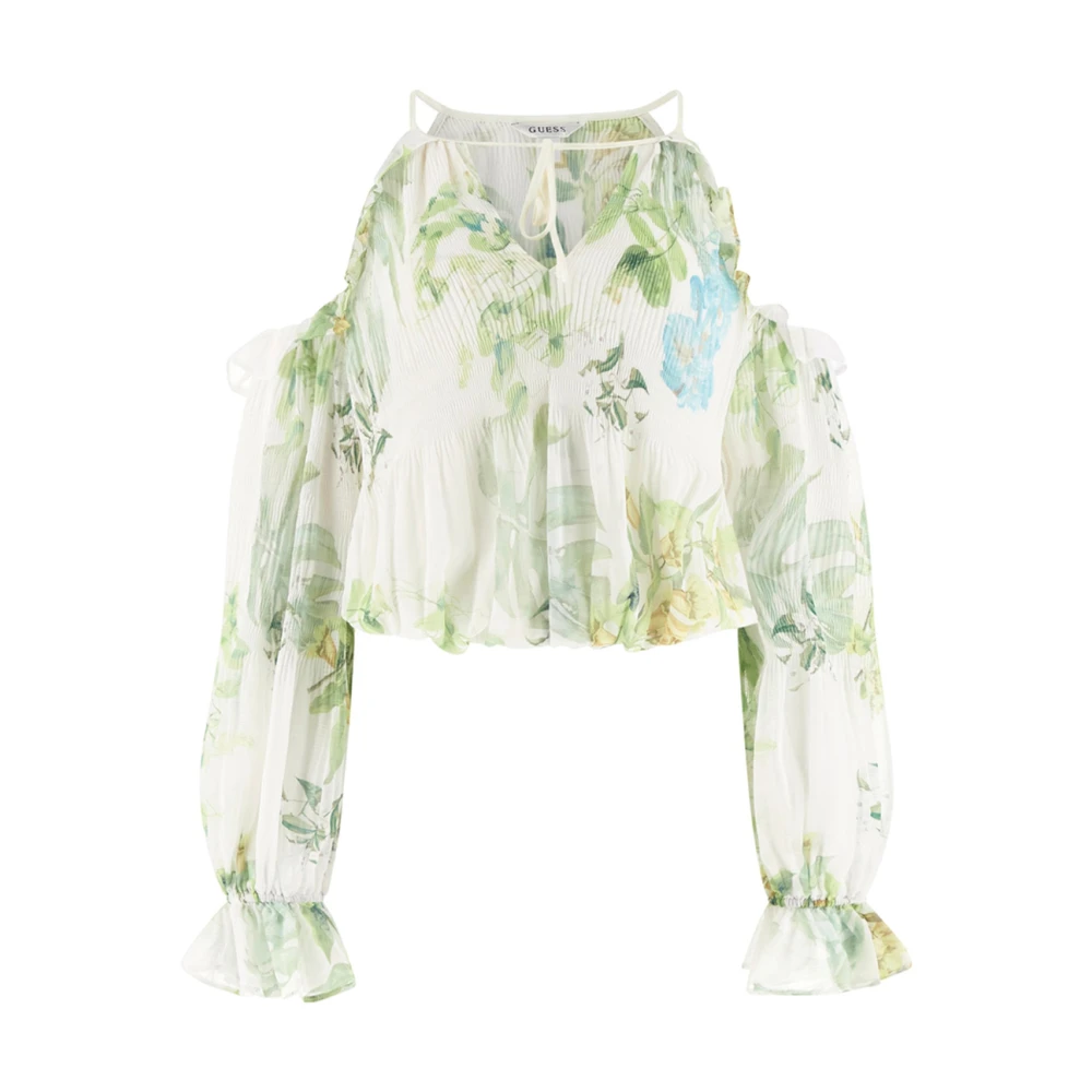 Guess Women's Multicolor Emily Chiffon Blouse - Blouses - L - Blouses & Shirts