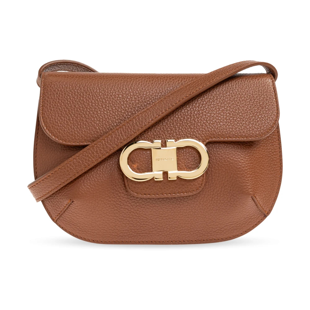 Ferragamo Women's Brown Lizzy Crossbody Bag - Cross Body Bags - One Size - Bags