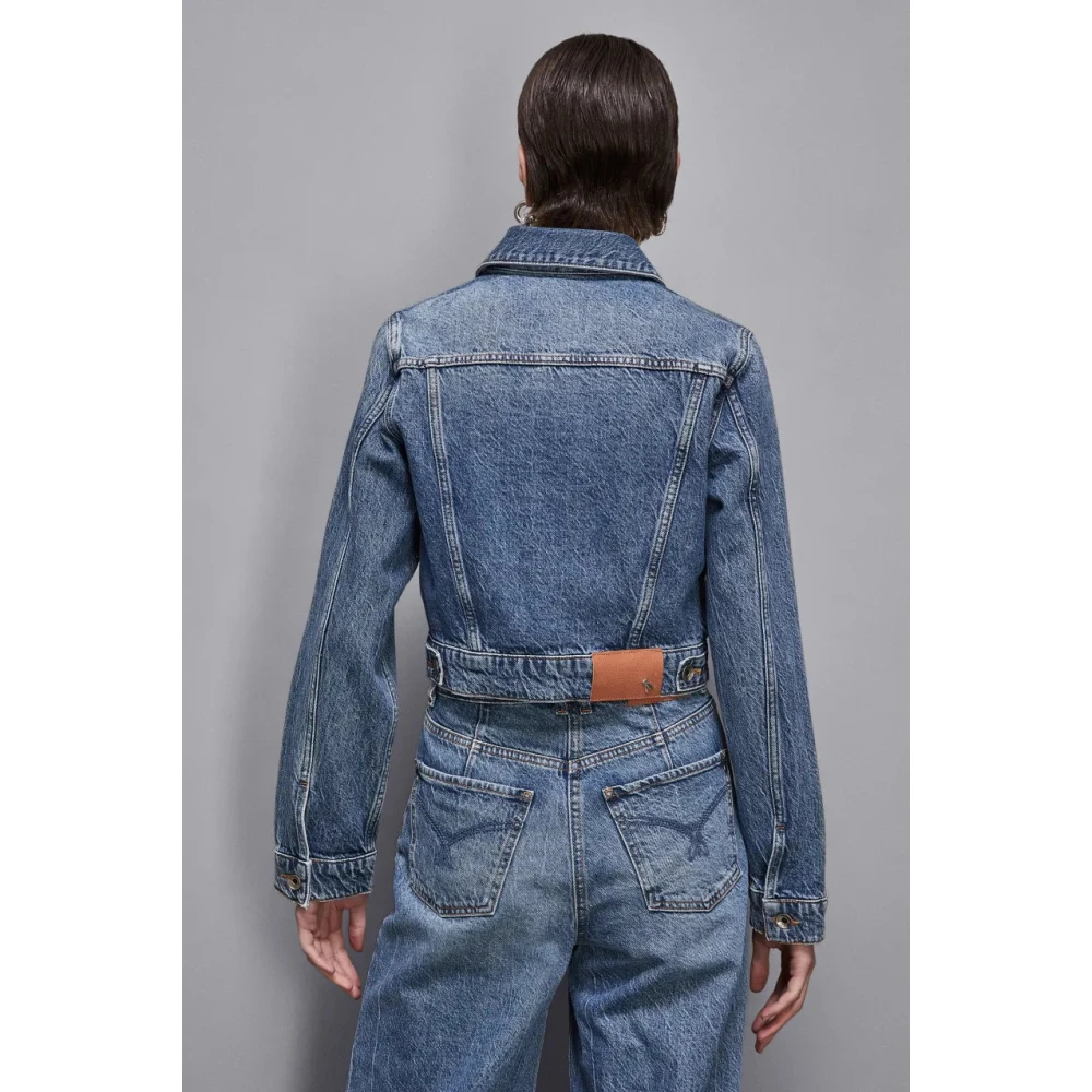 PATRIZIA PEPE Denim Essential Jack Blue Dames
