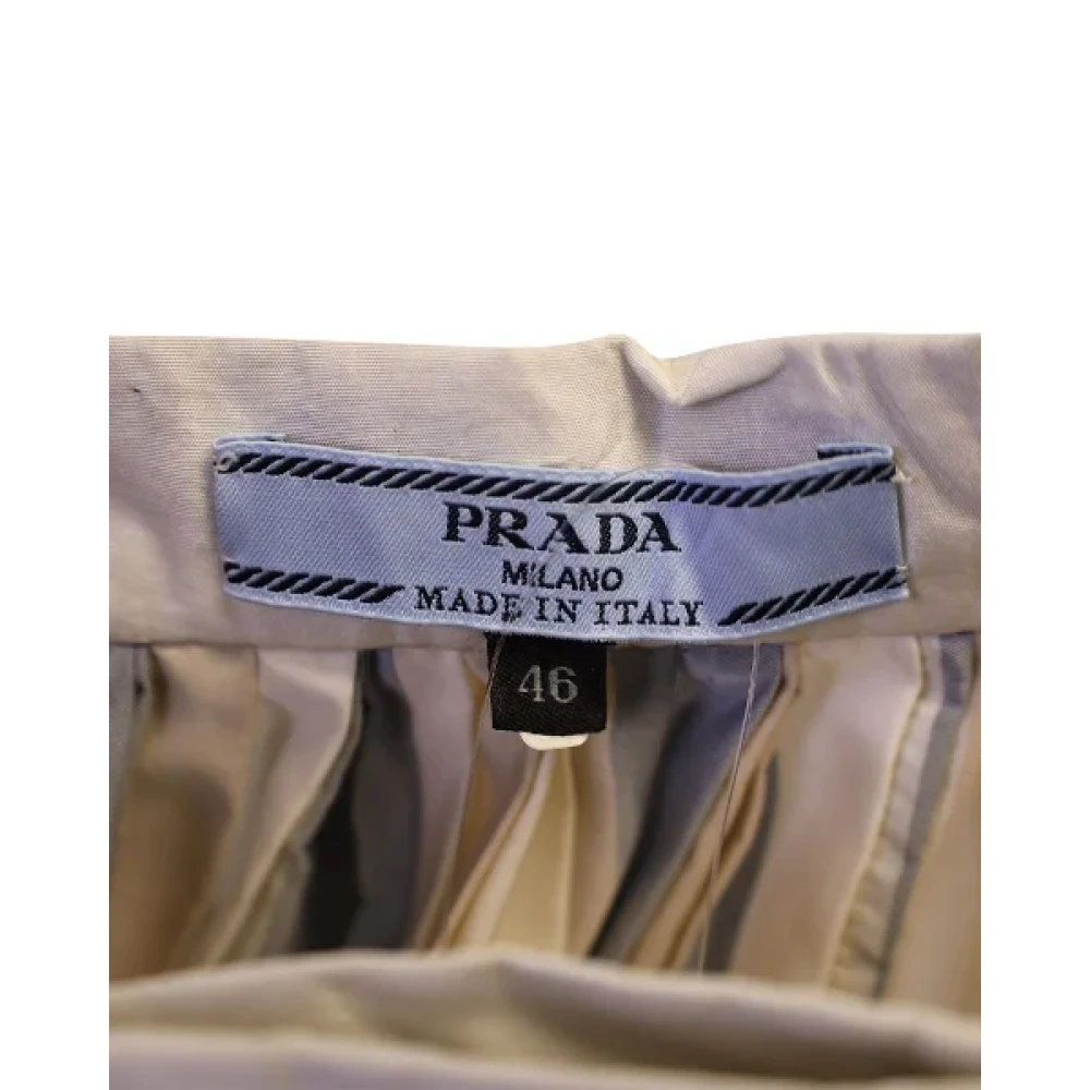Prada Vintage Pre-owned Silk bottoms Multicolor Dames