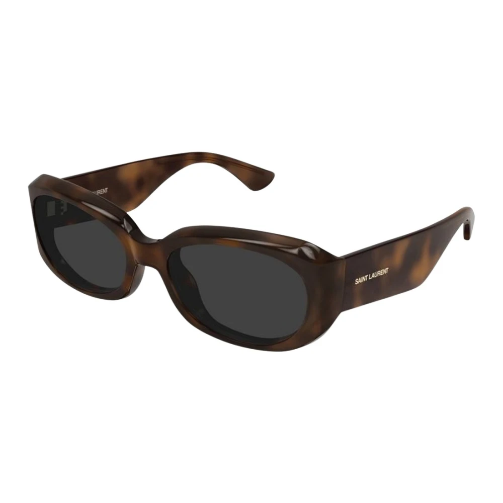 Saint Laurent Grey Sl 868 003 Woman Sunglasses Bio-Injected Havana Squared - Image 2