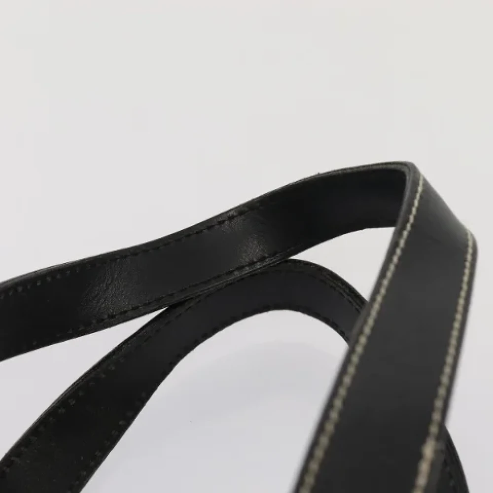 Burberry Vintage Pre-owned Canvas handbags Black Dames