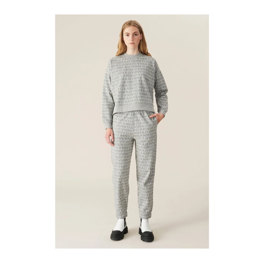 Ganni Logo-Print Joggingbroek Multicolor Dames