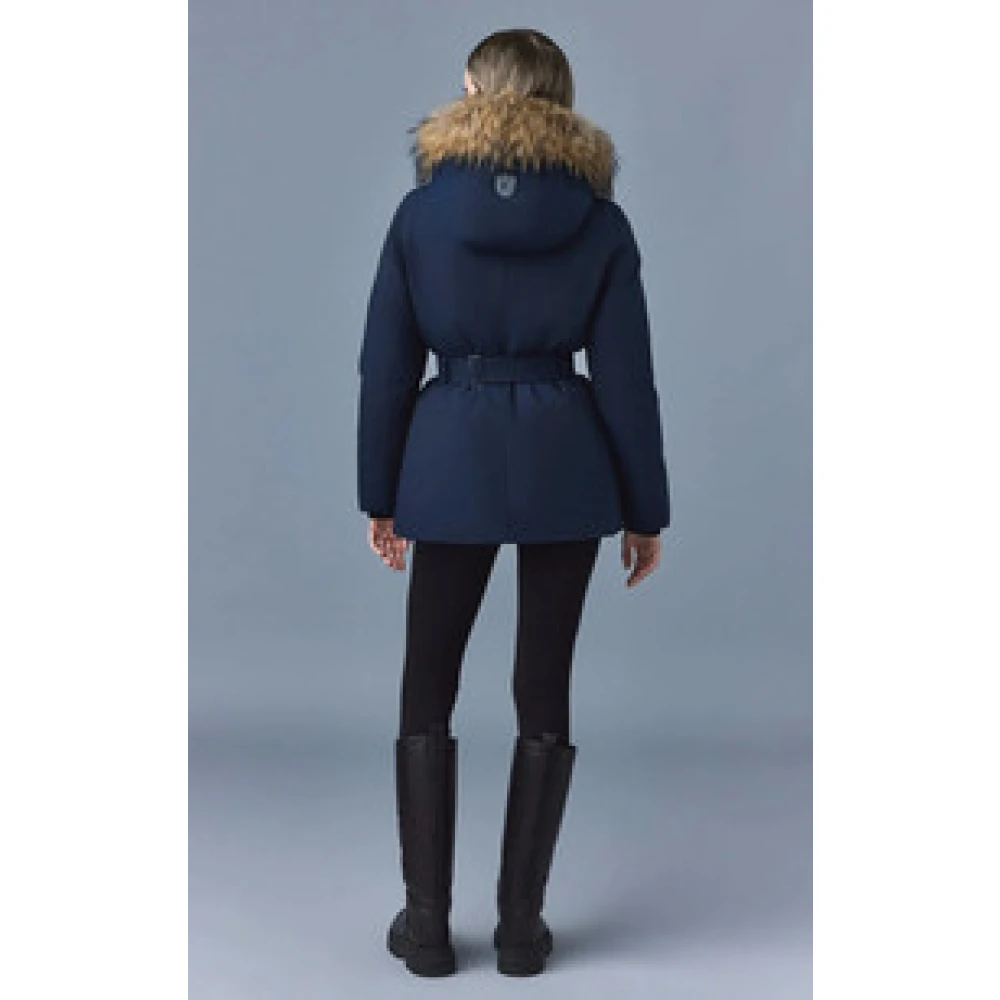 Mackage Parka Jeni-FZ Marine Blue Dames