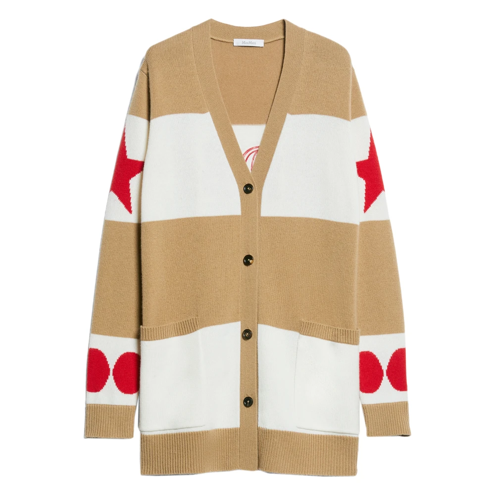 Max Mara Elegante Beige Gebreide Kleding Aw24 Beige Dames
