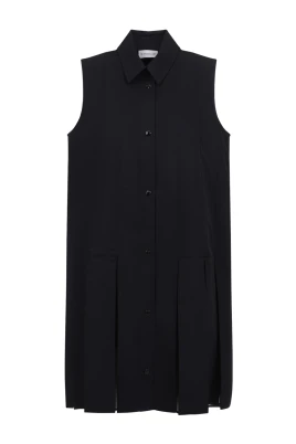 Cotton & Silk Mini Skjortklänning