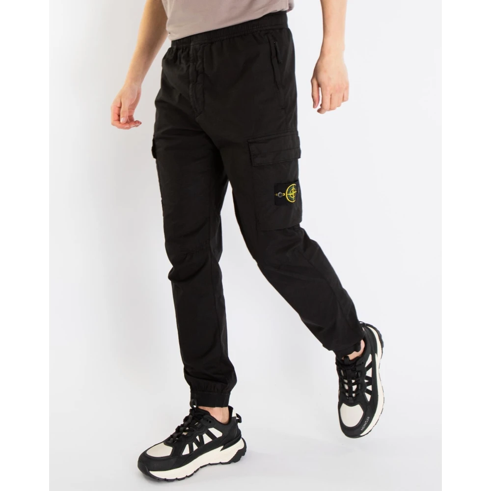 Stone Island Heren Casual Broek Black Heren
