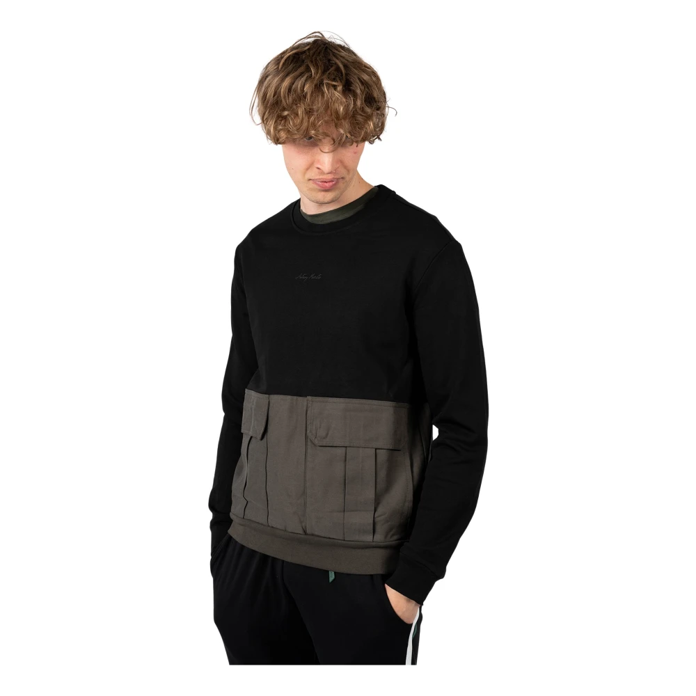 Antony Morato Uomo Nero - Felpa - Sweatshirts & Hoodies - M