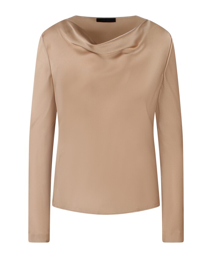 silkeblanding-draperet-crew-neck-bluse