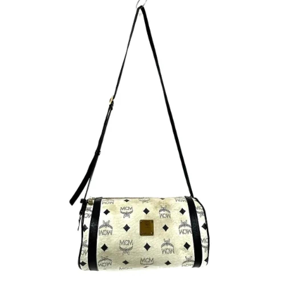 MCM Pre-owned Leather shoulder-bags White Dames