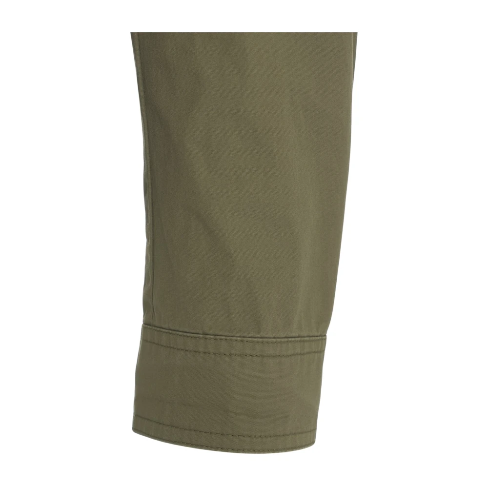 Blauer Groene Katoenen Jas Overhemdkraag Green Heren