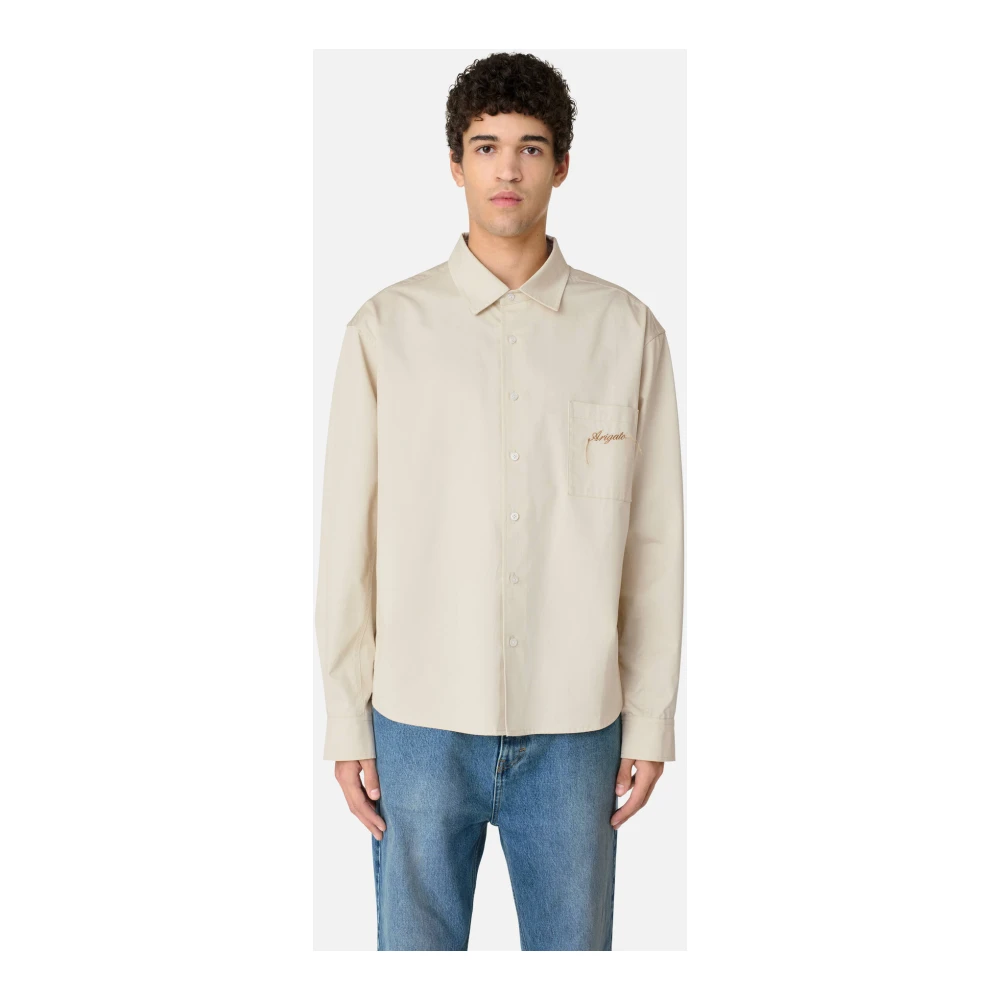 Axel Arigato Ray Overshirt Beige Heren