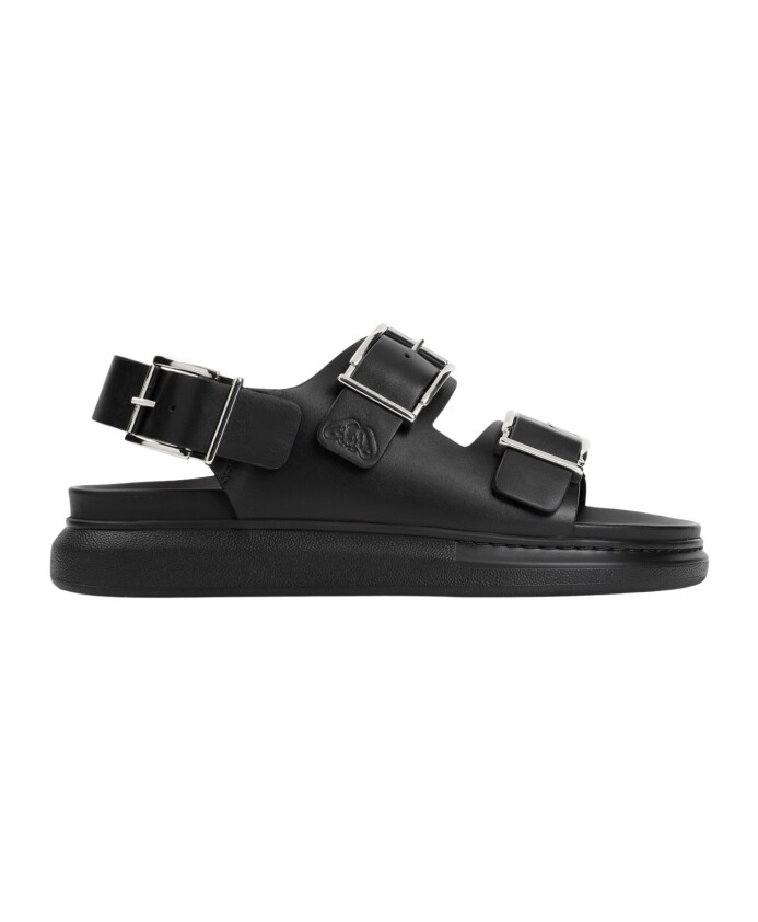 black-hybrid-double-buckle-sandals