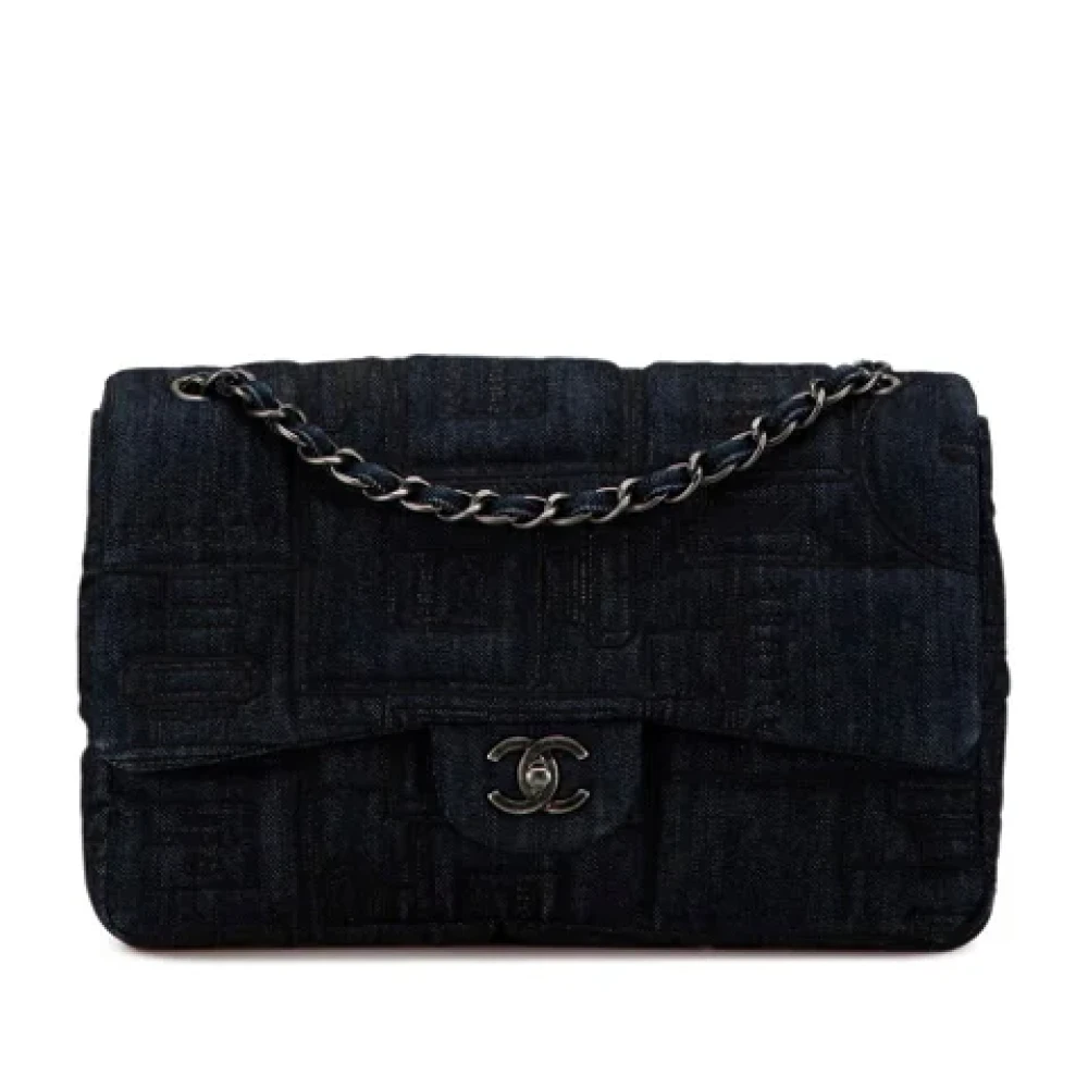 Chanel Vintage Pre-owned Denim chanel-bags Blue Dames