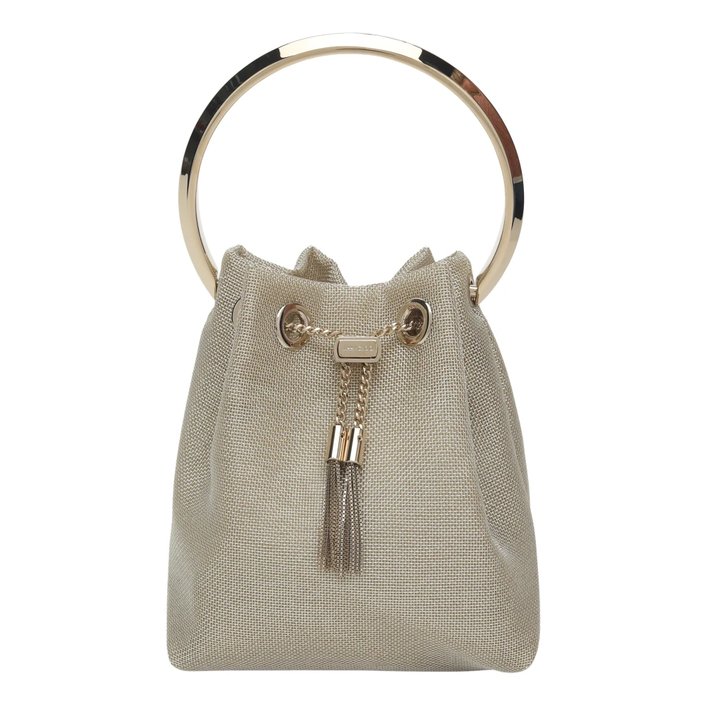 Jimmy Choo Kleine emmerstijlcontainer Beige Dames