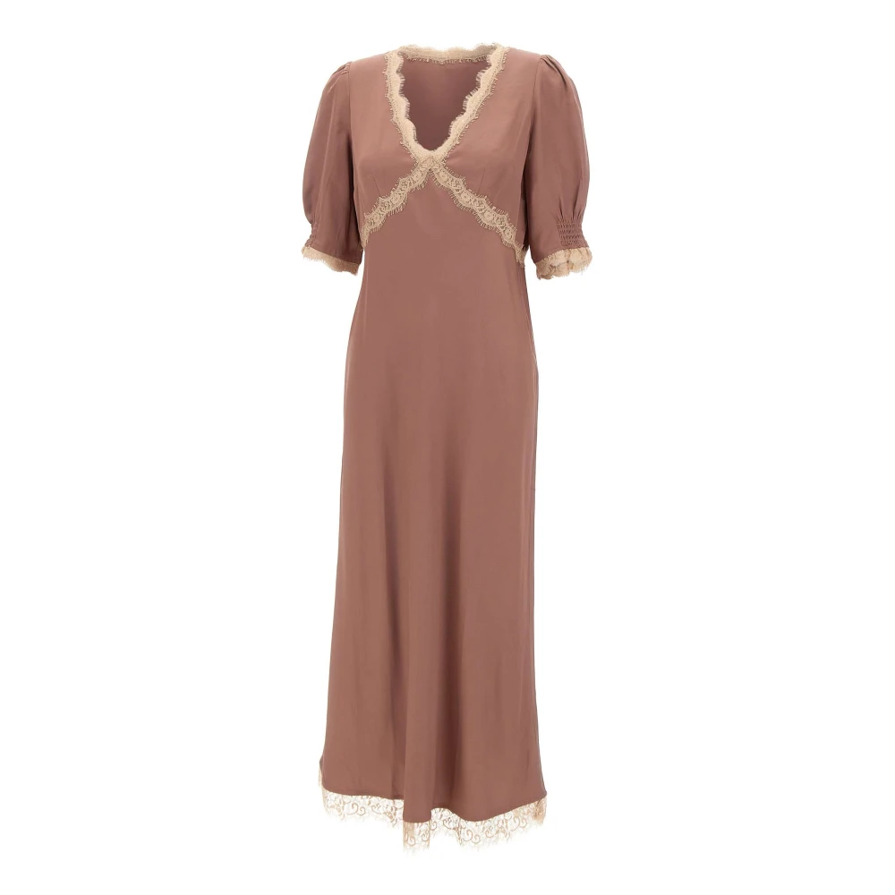 Rixo Women's Pink Annina Midi Dress