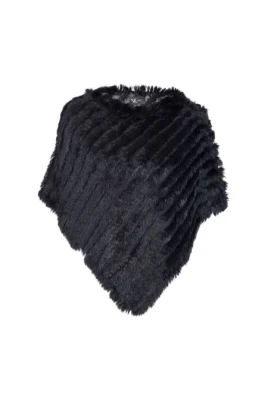 Faux Fur Poncho