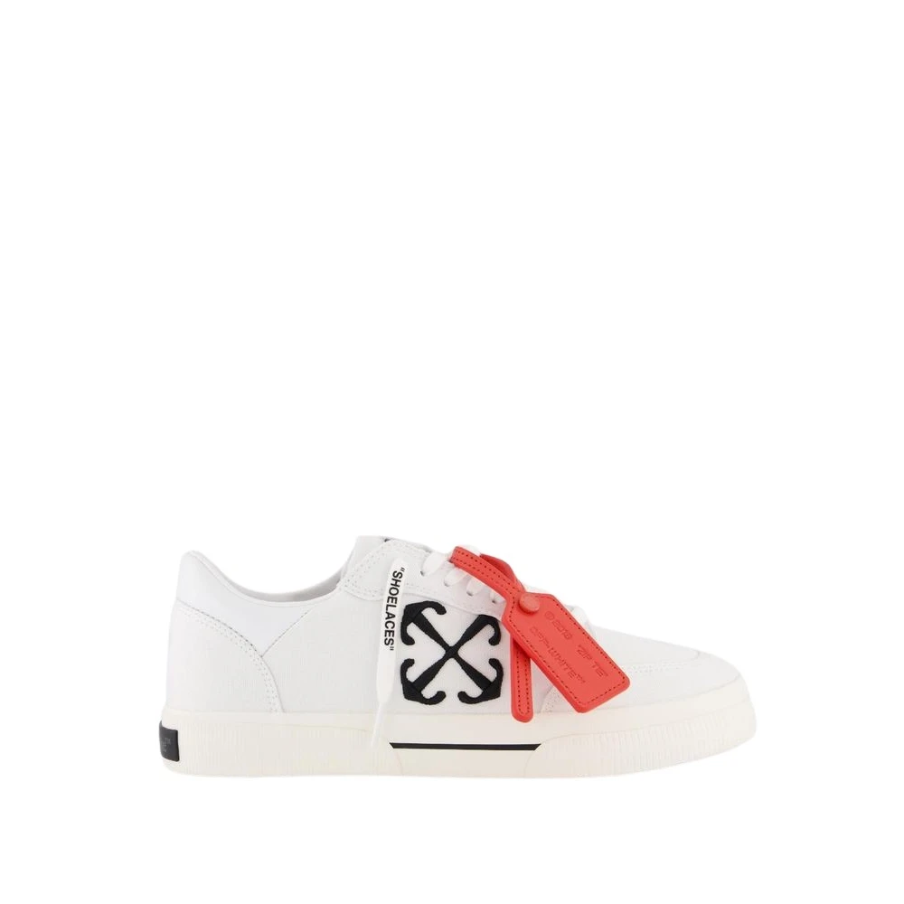 Off New Low Vulcanized Canvas Heren Schoenen Wit