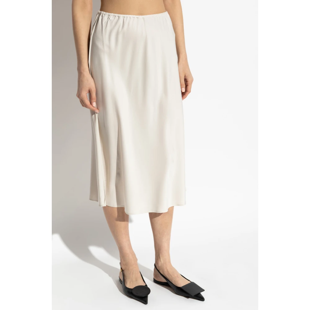 Lisa Yang Zijden rok Gray Dames