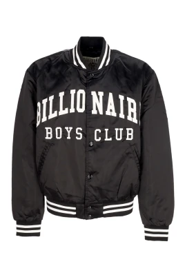 College Satin Bomber Jacket
