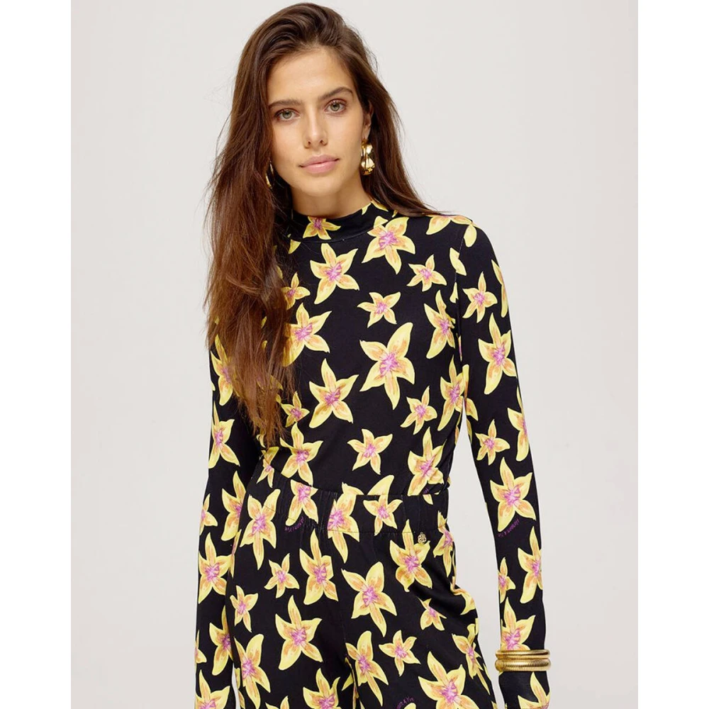 Harper & Yve Lange Mouw Top Jeff-Ls Multicolor Dames