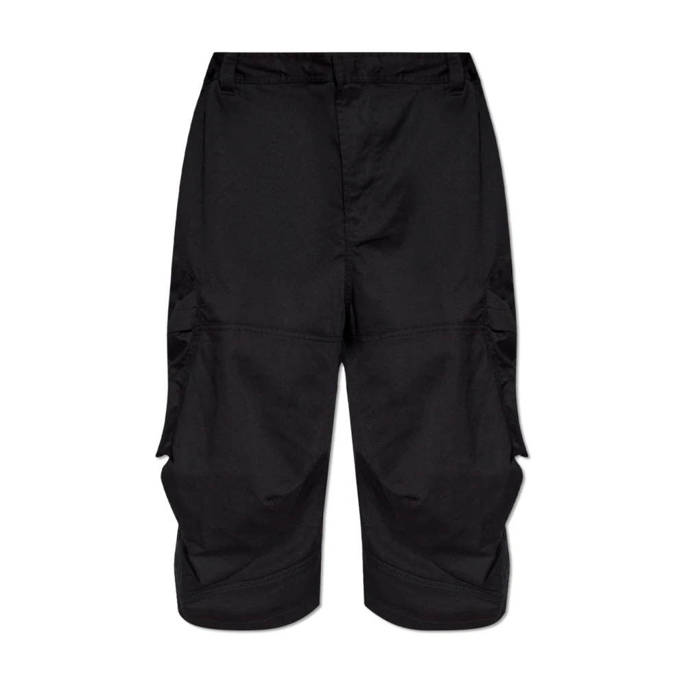 Diesel Shorts met zakken P-Arne-Short-A Black Heren