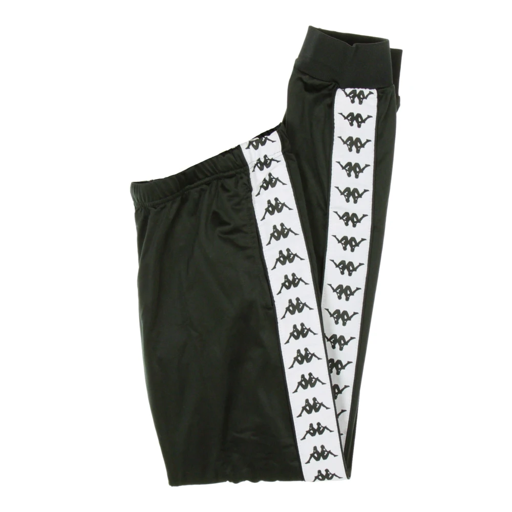 Kappa Smalle Dames Trainingsbroek Zwart Wit Black Dames
