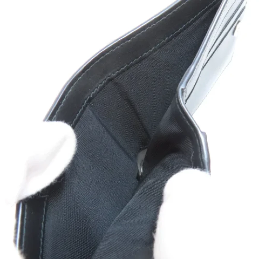 Valentino Vintage Pre-owned Leather wallets Black Dames