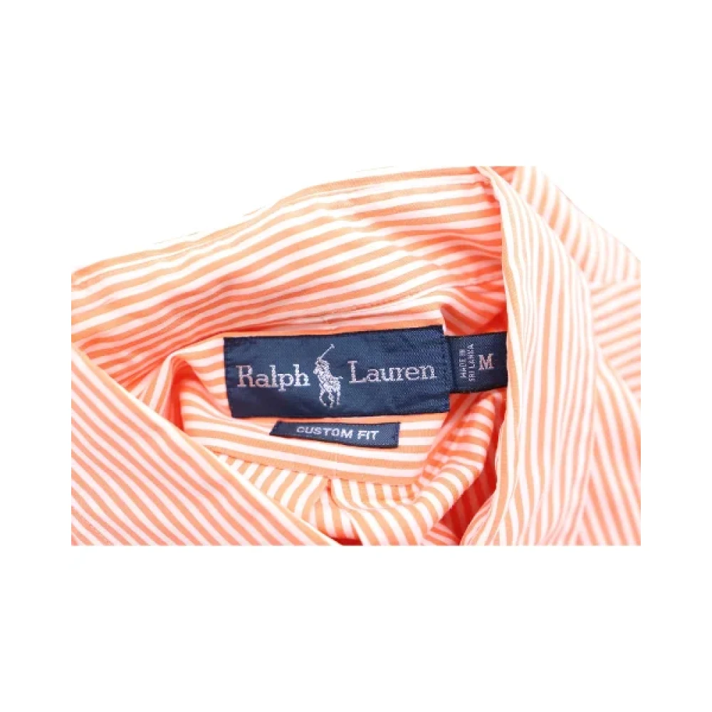 Ralph Lauren Pre-owned Cotton tops Orange Heren