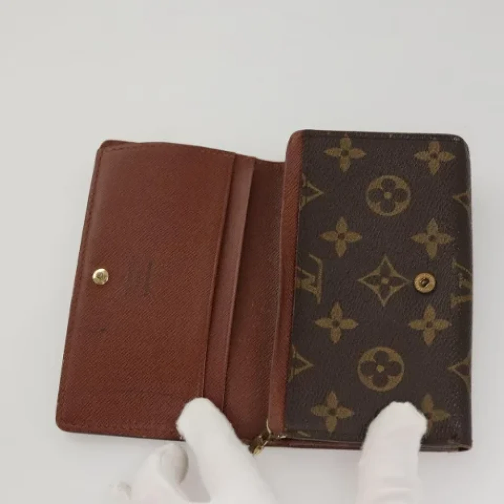 Louis Vuitton Vintage Pre-owned Canvas wallets Brown Dames