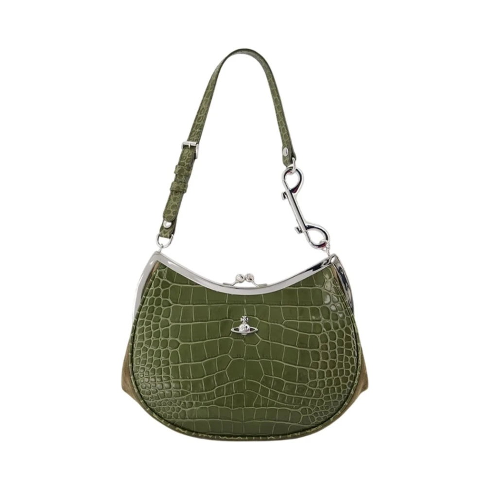 Vivienne Westwood Charm Frame Purse - Female - Shoulder Bags - Green - One Size - Bags