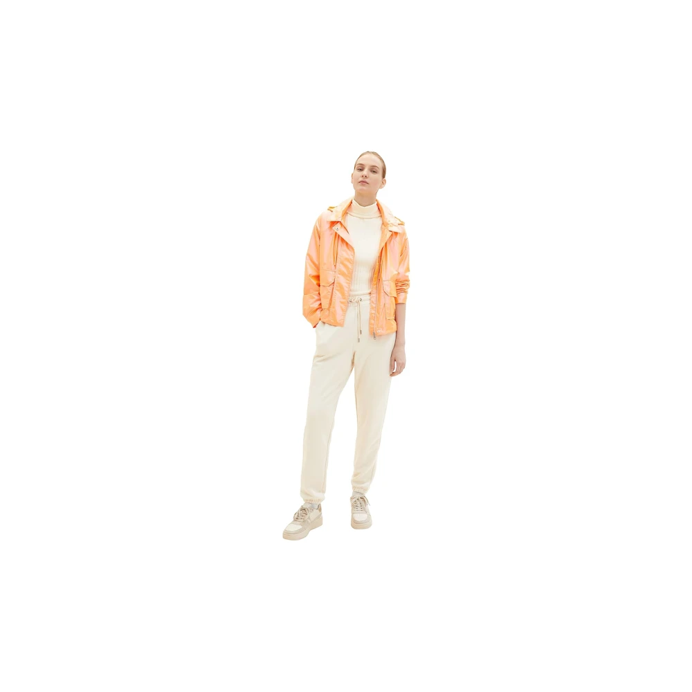 Tom Tailor Oranje Parel Lichtgewicht Parka Jas Orange Dames