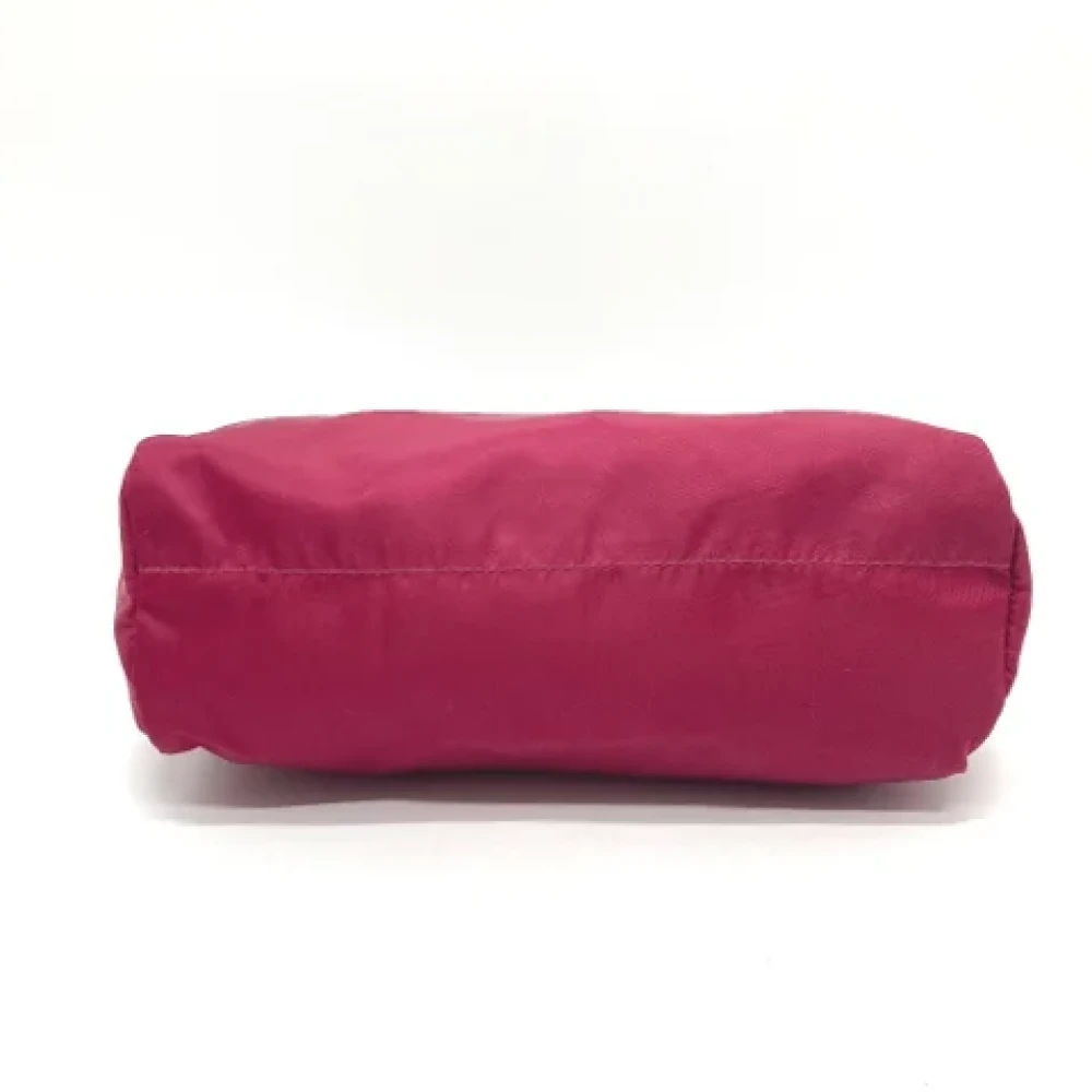 Prada Vintage Pre-owned Nylon pouches Red Dames