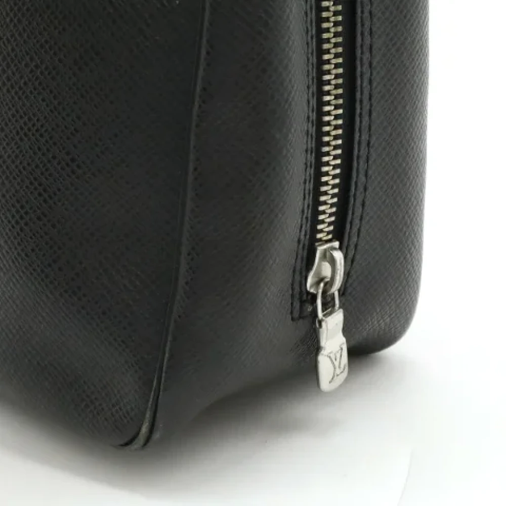 Louis Vuitton Vintage Pre-owned Leather clutches Black Dames
