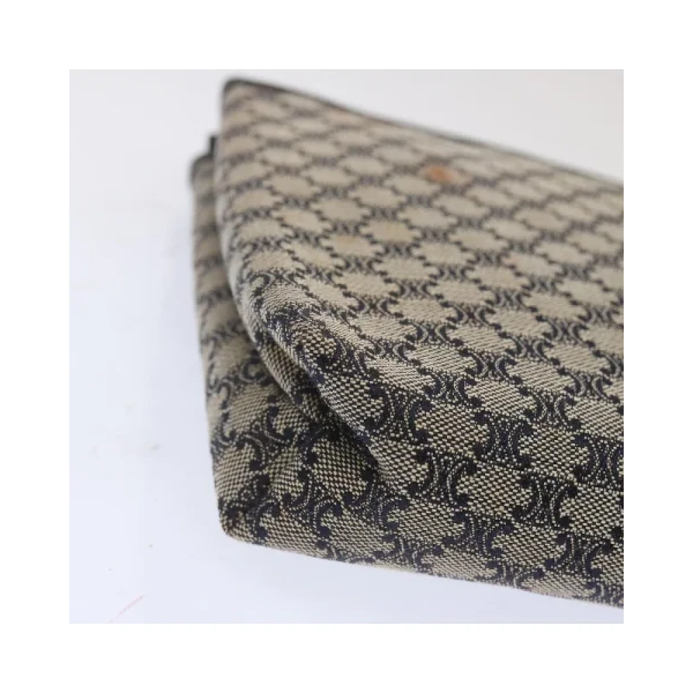 Celine Vintage Pre-owned Clutch Beige Dames