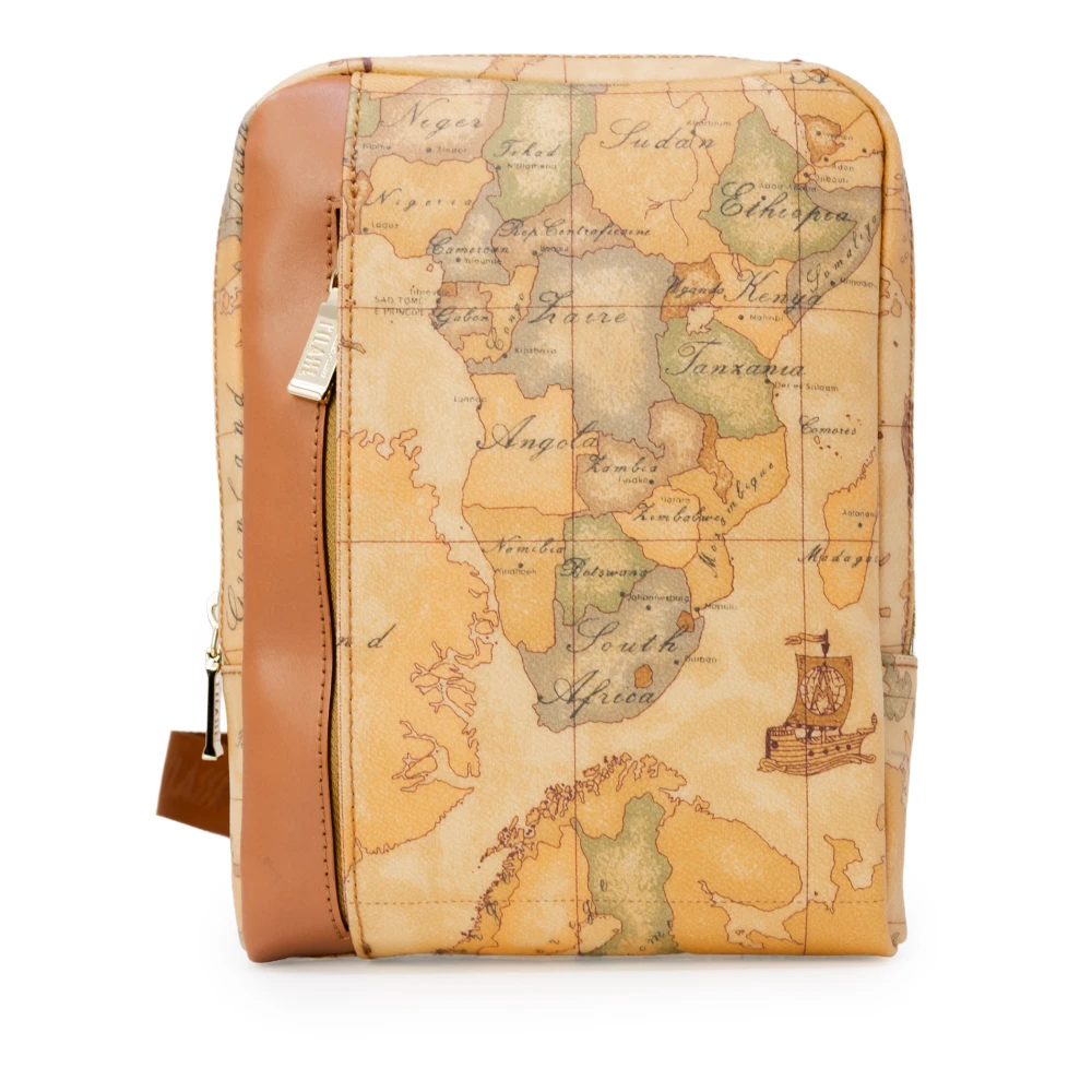 Alviero Martini 1a Classe Luxe Designer Tas in Beige Heren