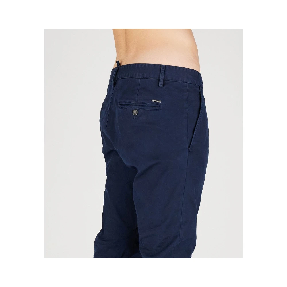 Dsquared2 Cool Guy Elastische Katoenen Broek Blue Heren