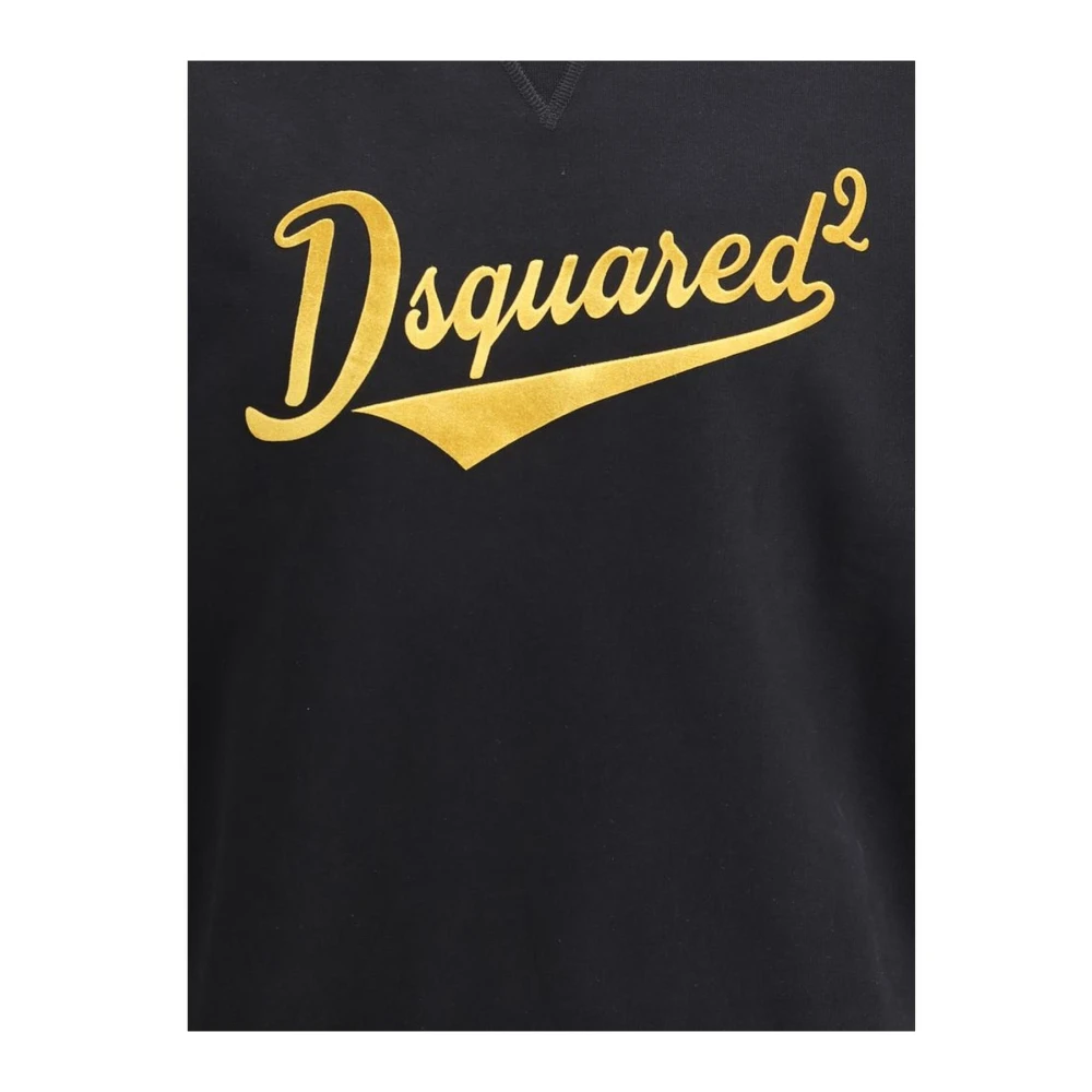 Dsquared2 Iconische Monogram Katoenen Sweatshirt Black Heren