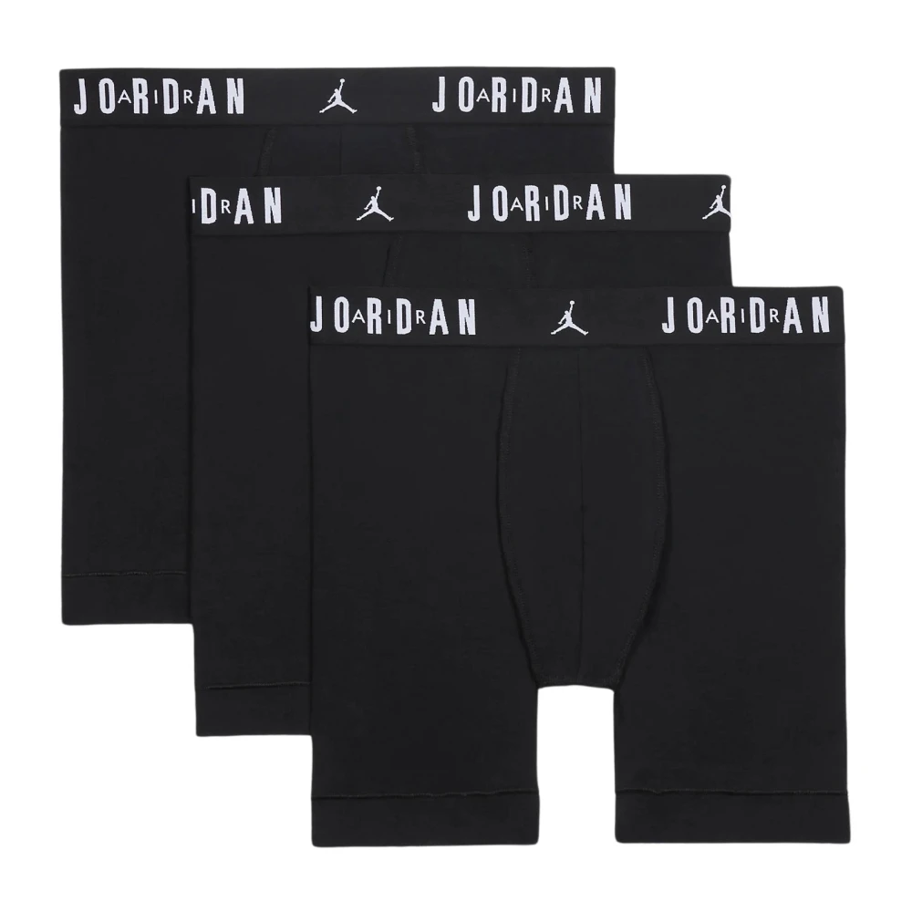 Jordan Zwart Heren Boxerset Logo Streep Black Heren